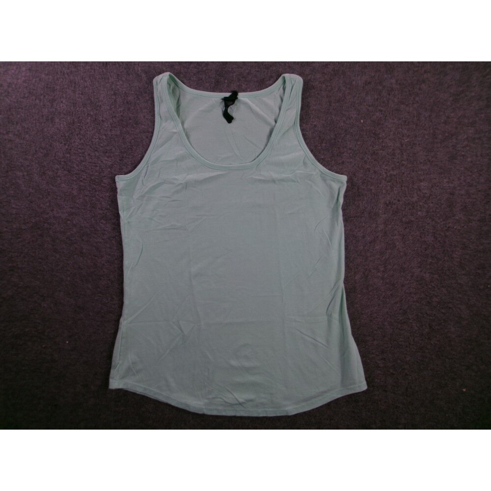 Hanes Tank Top Women M Mint Office Casual Work Base Layer Capsule Everyday